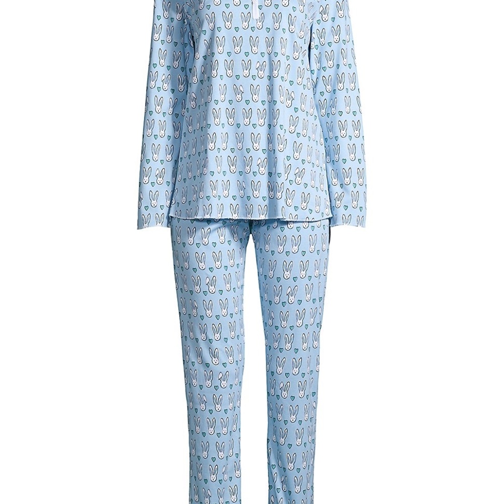 Roller Rabbit Blue Bunny Pajamas